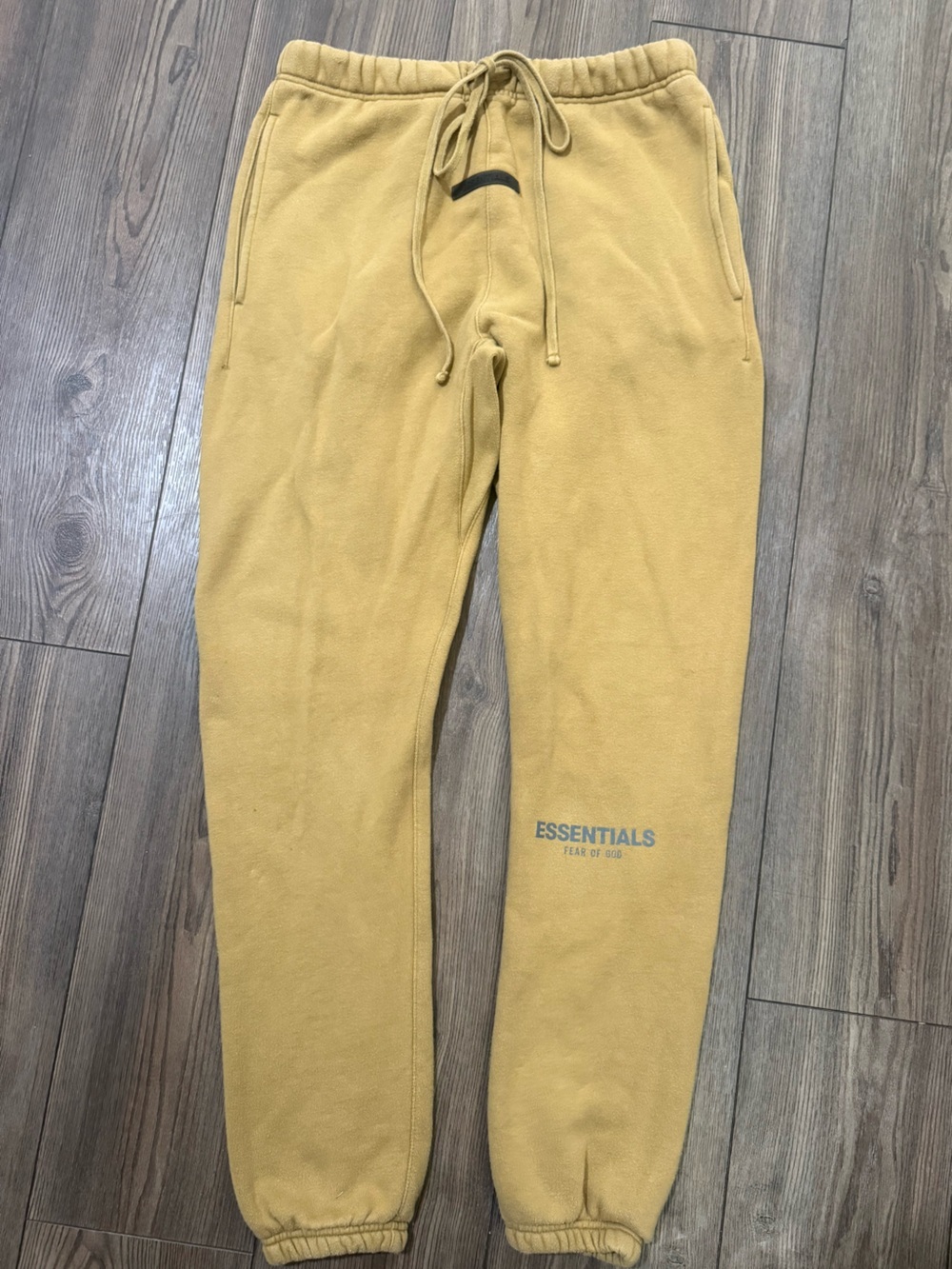 Fear of God Essentials Tan Fleece Jogger Sweatpants Men’s Size Small